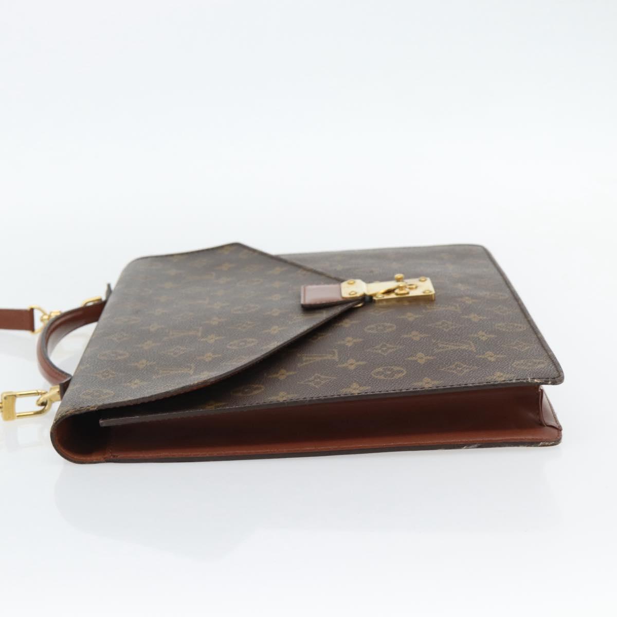 LOUIS VUITTON Monogram Porte Documents Bandouliere Bag M53338 LV Auth bs35313
