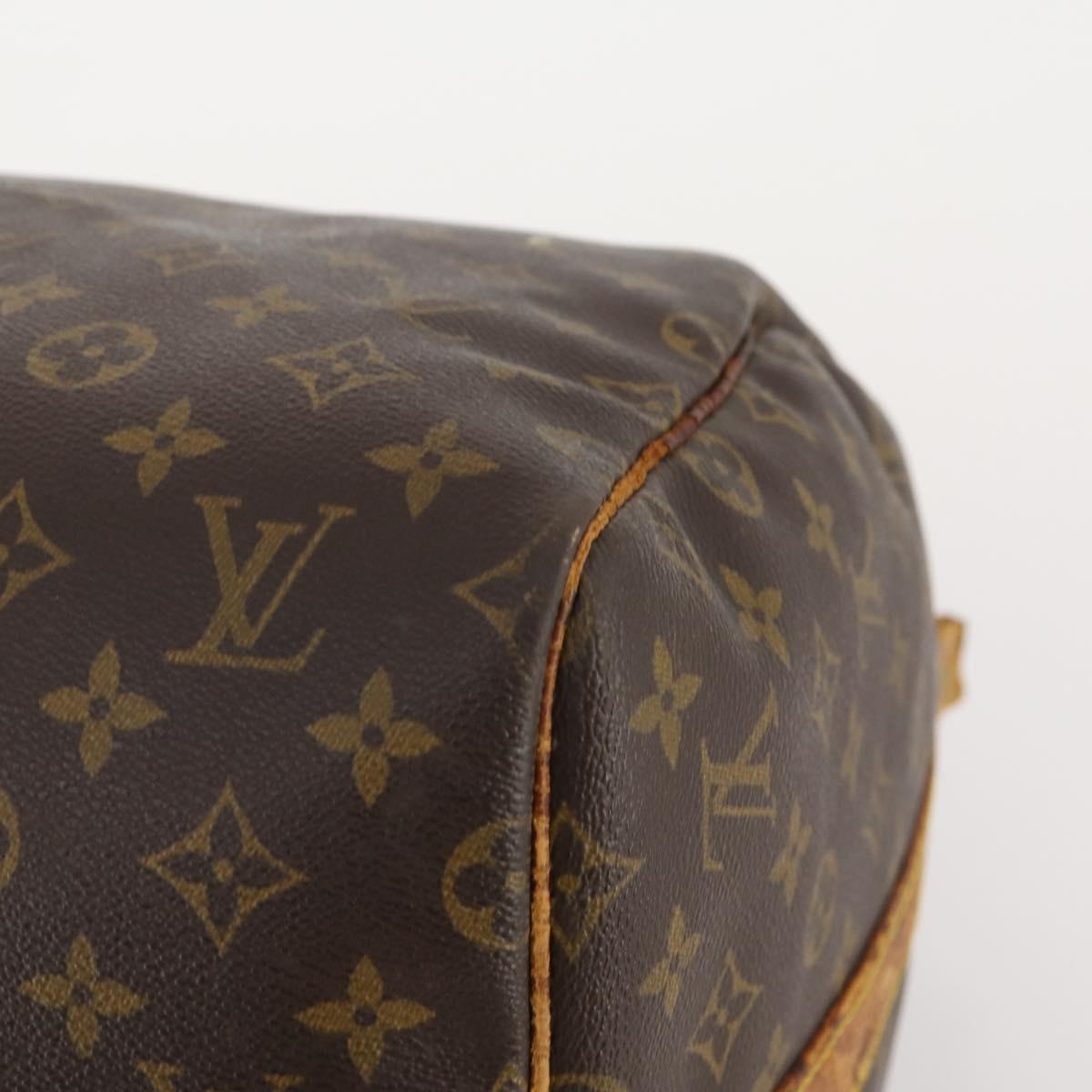 LOUIS VUITTON Monogram Keepall Bandouliere55 Boston Bag M41414 LV Auth bs35314