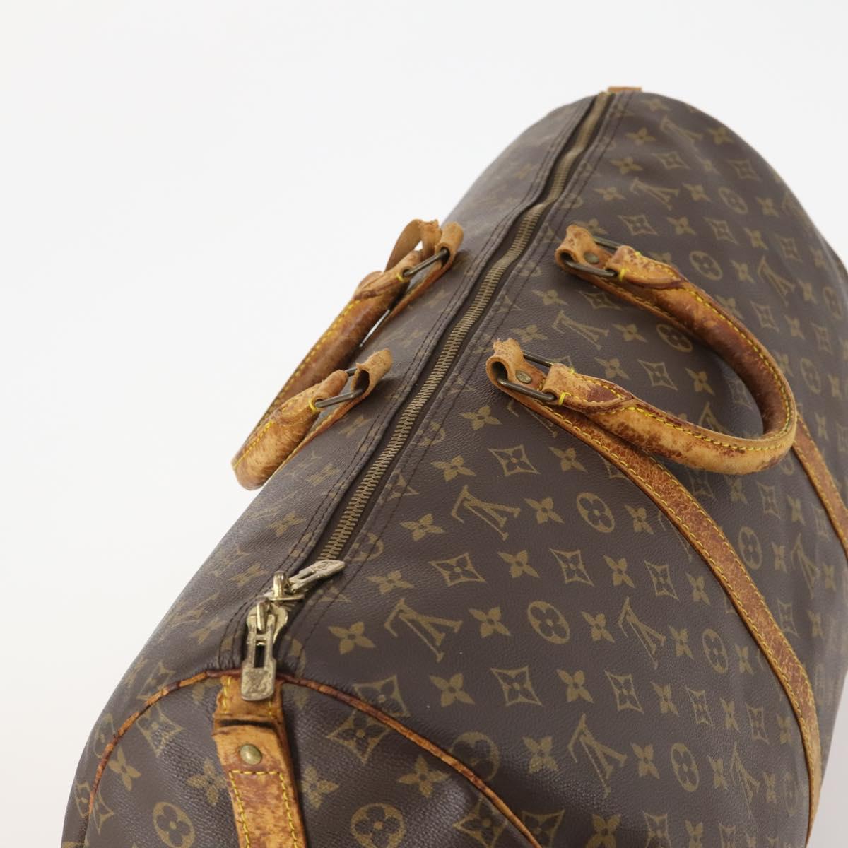 LOUIS VUITTON Monogram Keepall Bandouliere55 Boston Bag M41414 LV Auth bs35314