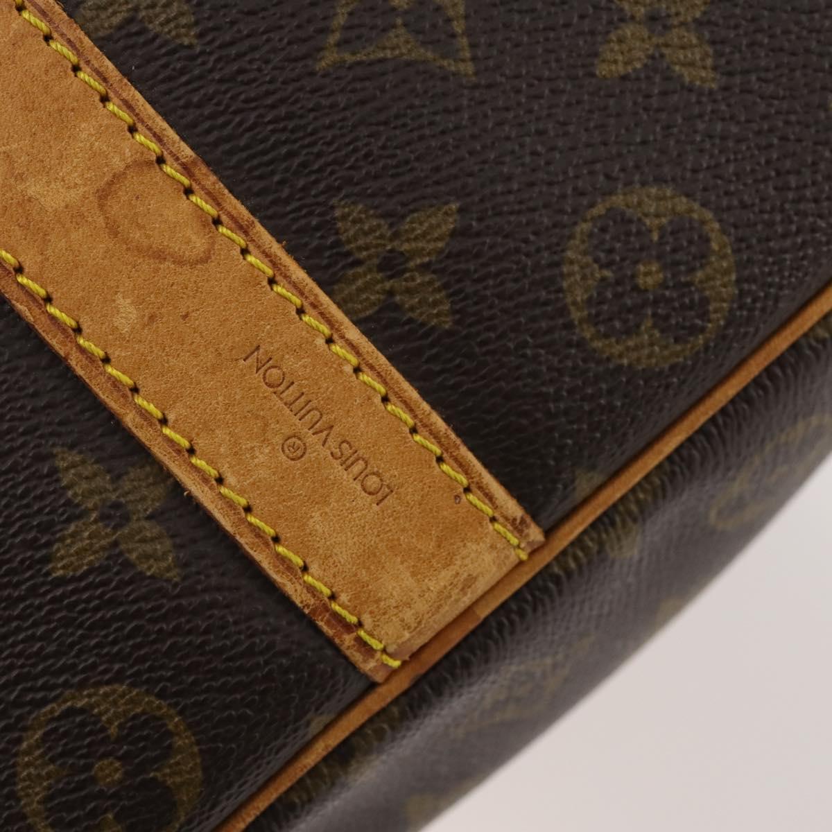 LOUIS VUITTON Monogram Keepall Bandouliere 50 Boston Bag M41416 LV Auth bs35315