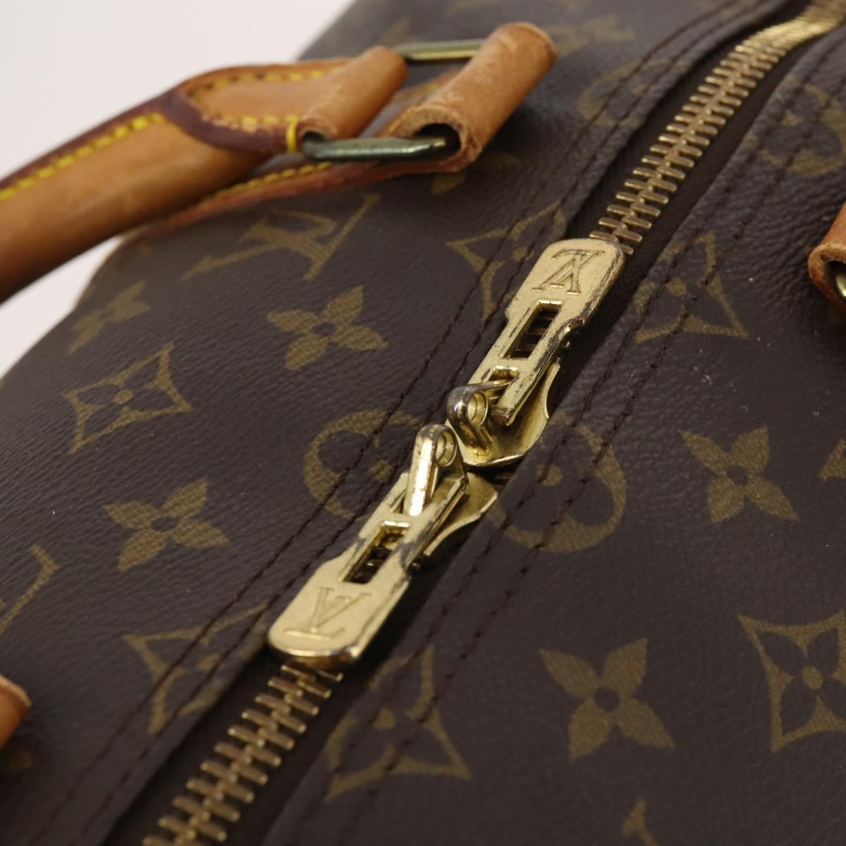LOUIS VUITTON Monogram Keepall Bandouliere 50 Boston Bag M41416 LV Auth bs35315