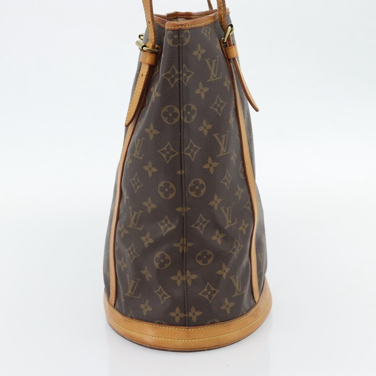 LOUIS VUITTON Monogram Bucket GM Shoulder Bag M42236 LV Auth bs35316