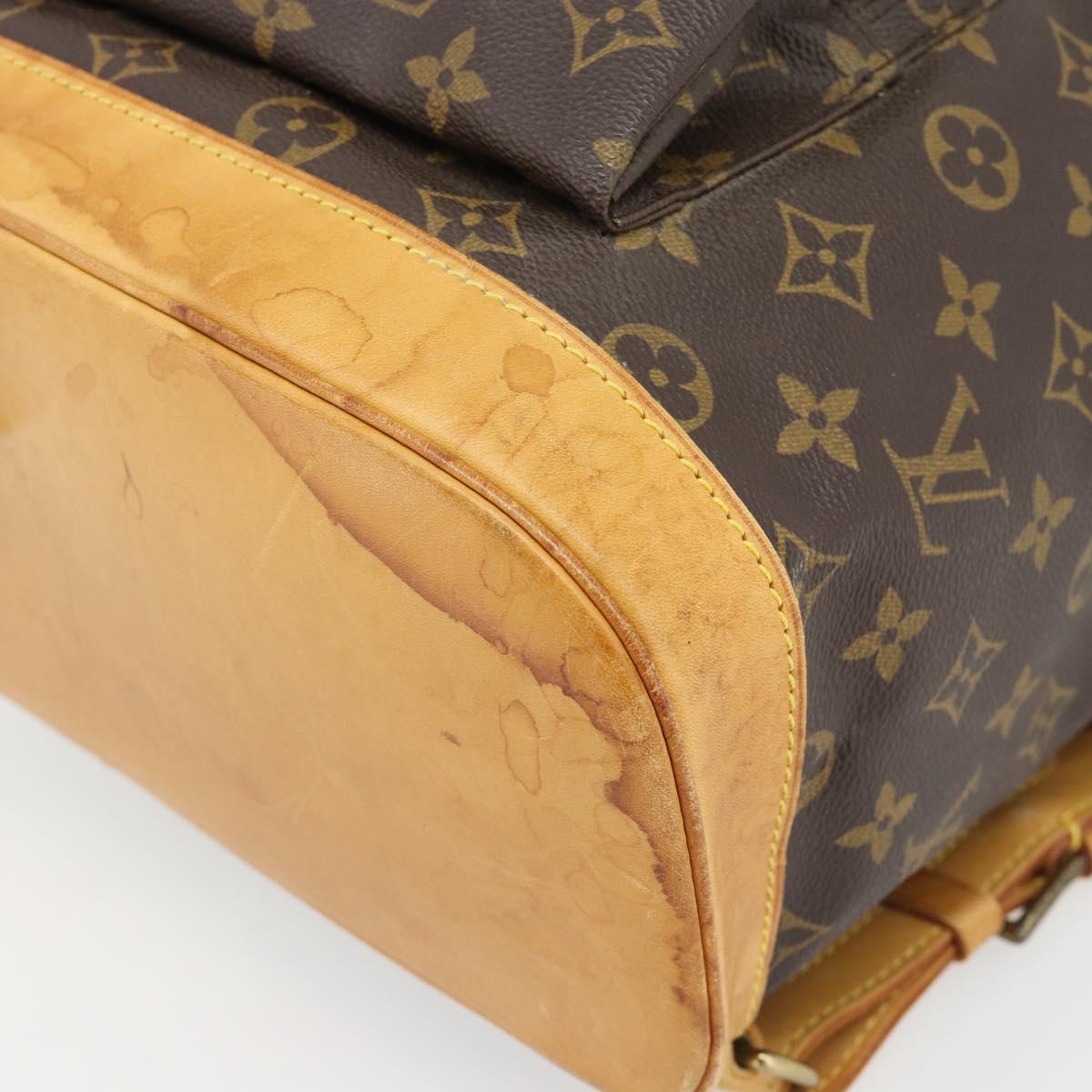 LOUIS VUITTON Monogram Montsouris GM Backpack M51135 LV Auth bs35317