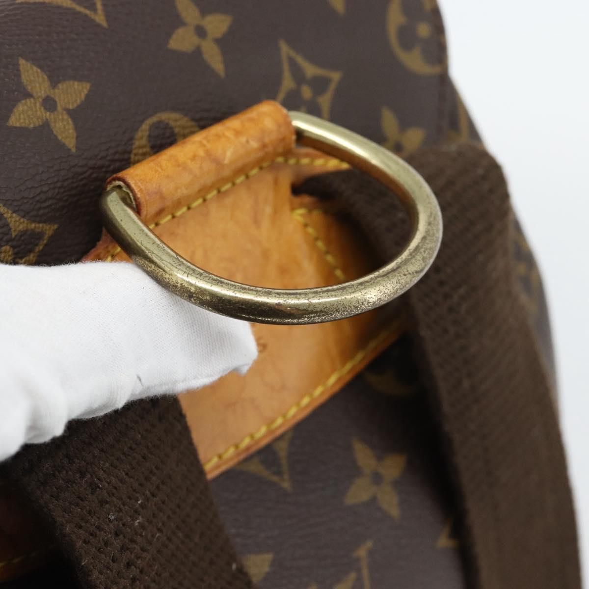LOUIS VUITTON Monogram Montsouris GM Backpack M51135 LV Auth bs35317