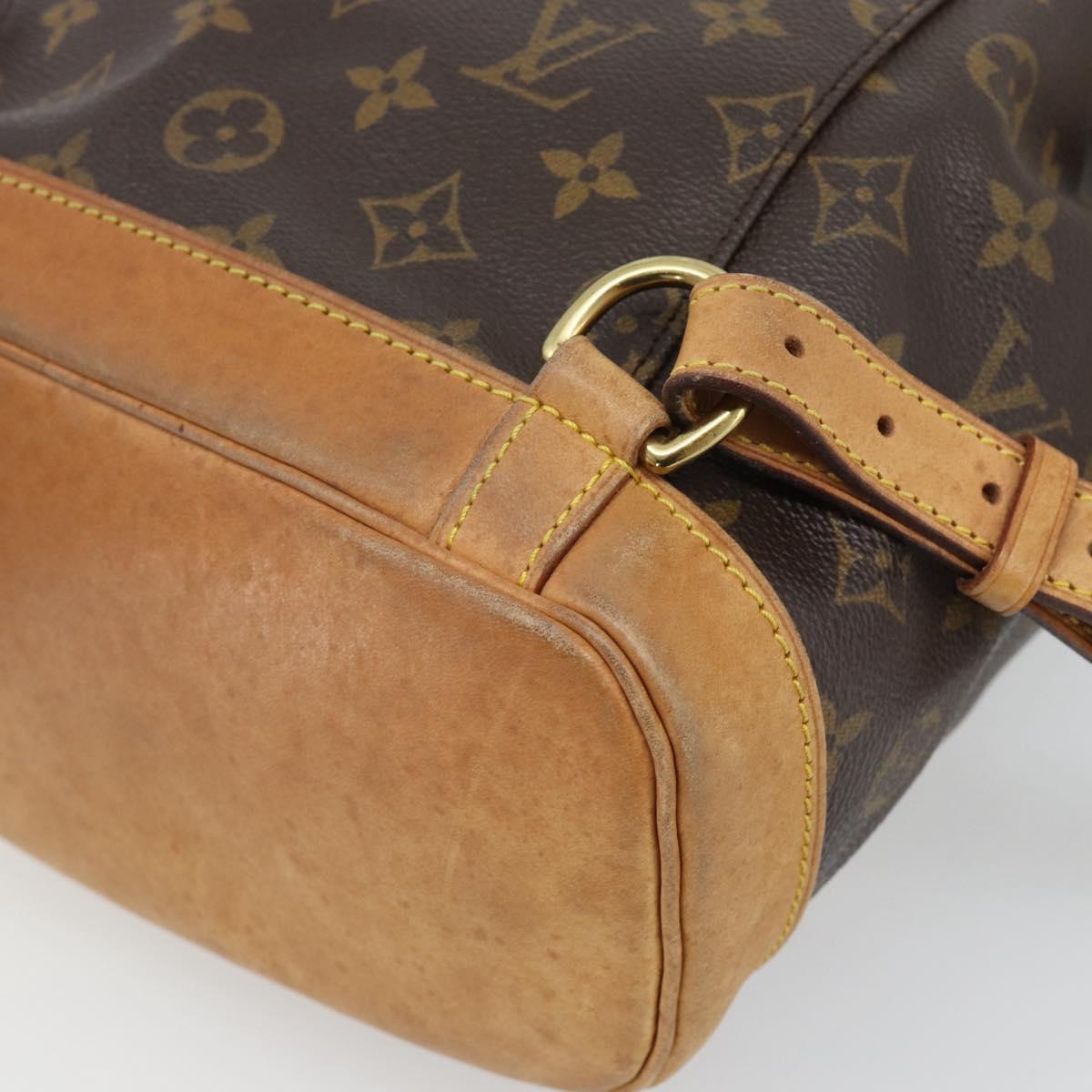 LOUIS VUITTON Monogram Montsouris PM Backpack M51137 LV Auth bs35318A