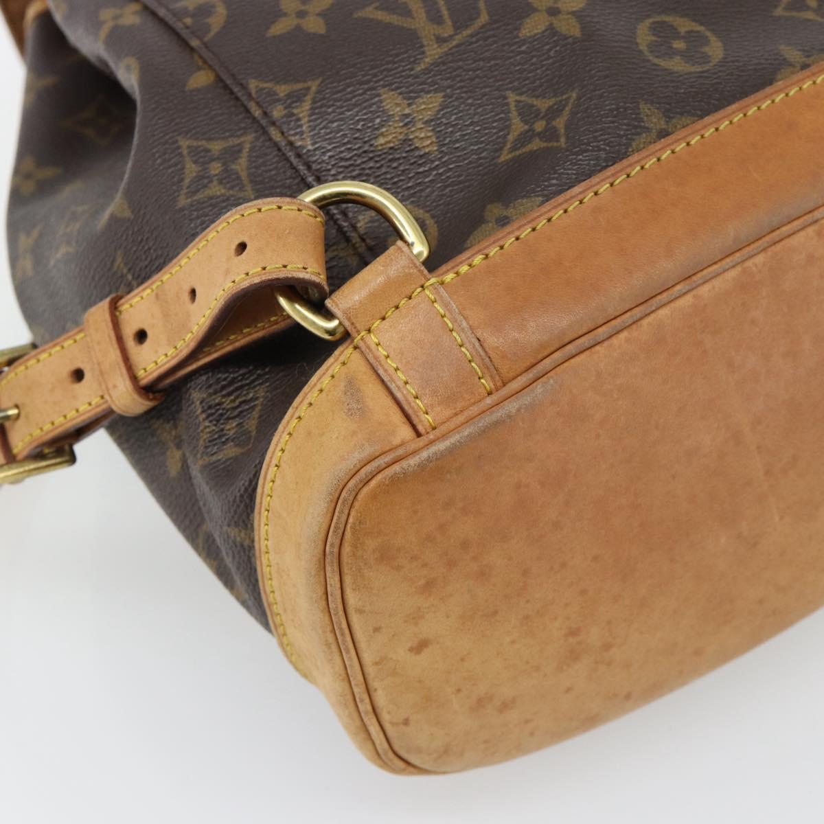 LOUIS VUITTON Monogram Montsouris PM Backpack M51137 LV Auth bs35318A
