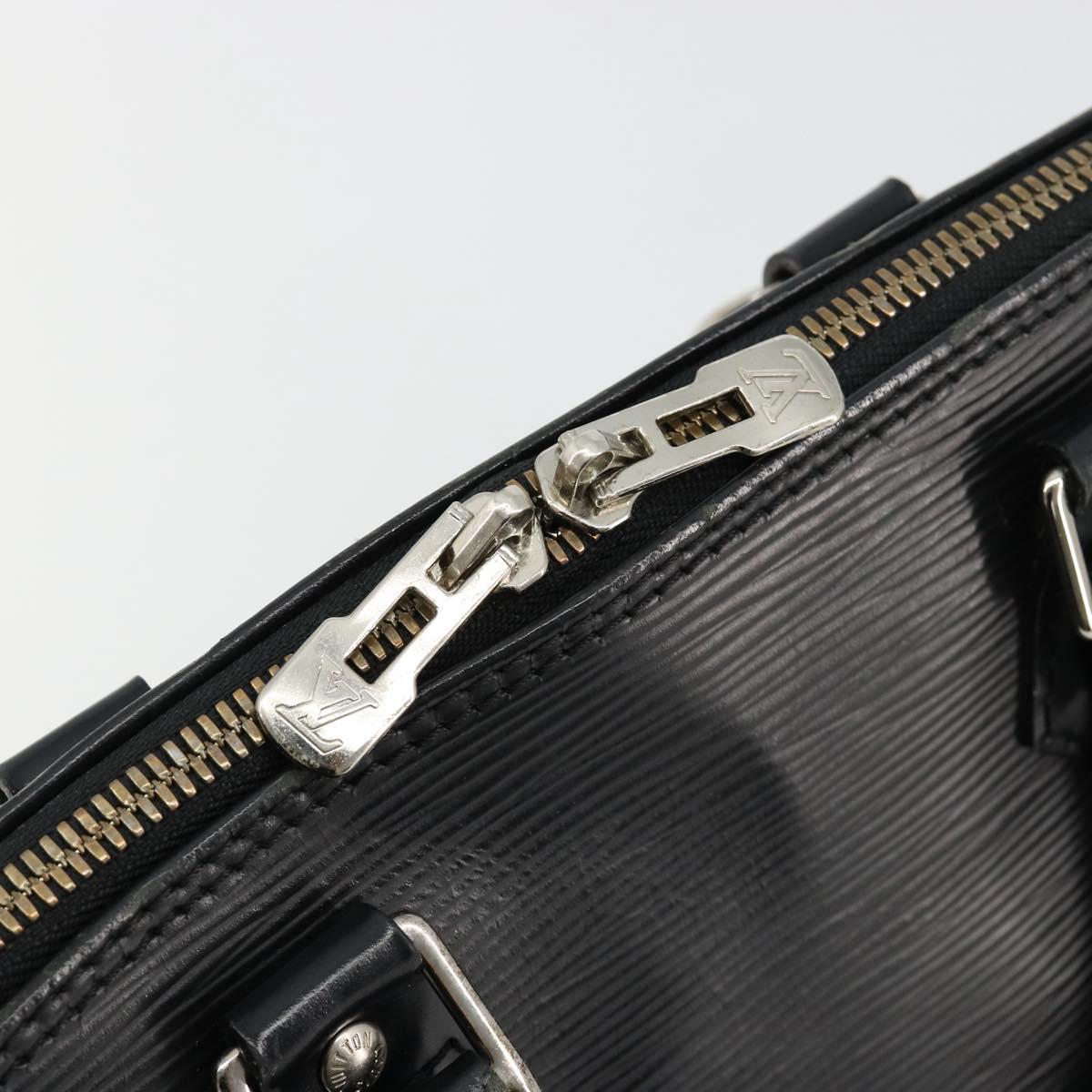 LOUIS VUITTON Epi Alma Hand Bag Noir Black M52142 LV Auth bs35322A