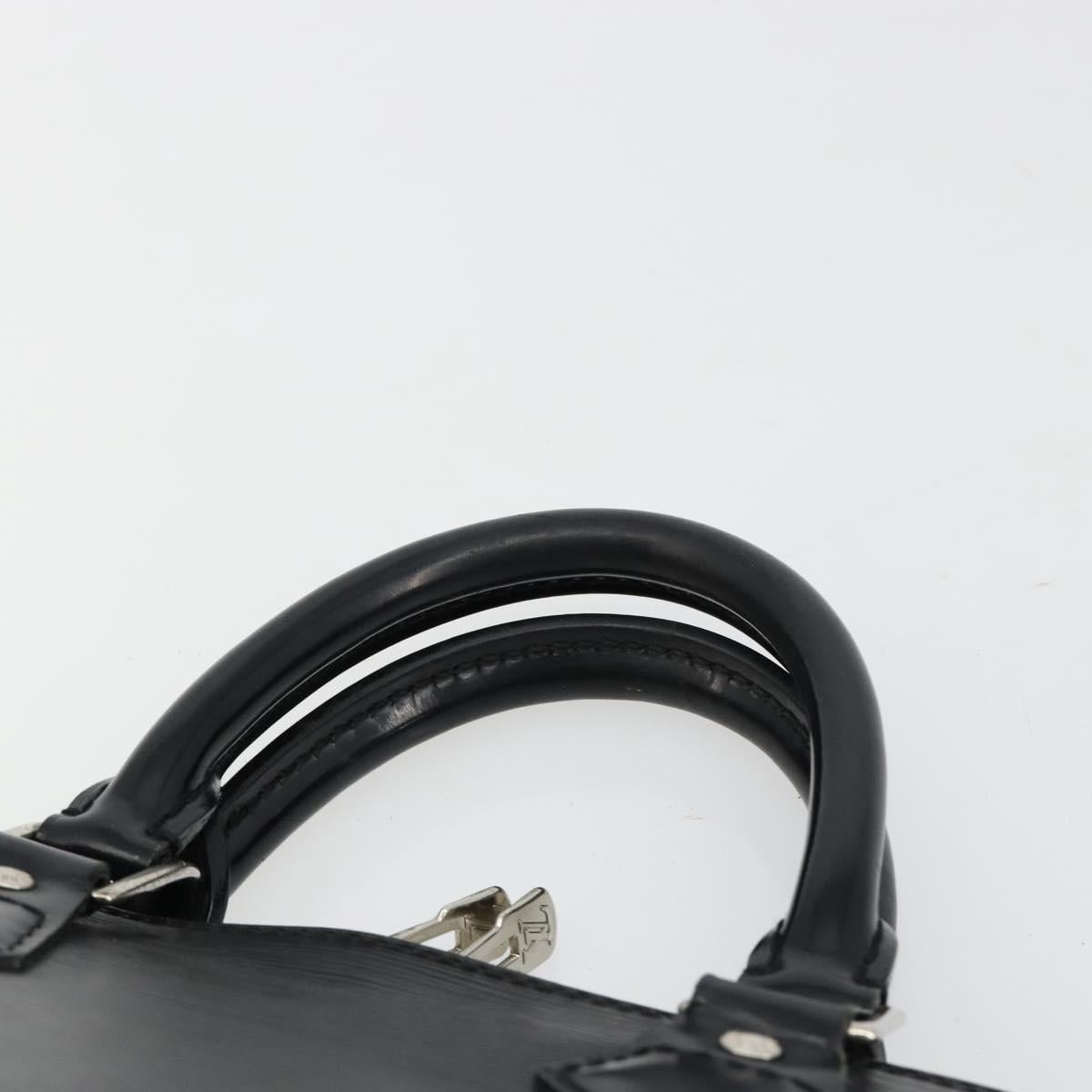 LOUIS VUITTON Epi Alma Hand Bag Noir Black M52142 LV Auth bs35322A