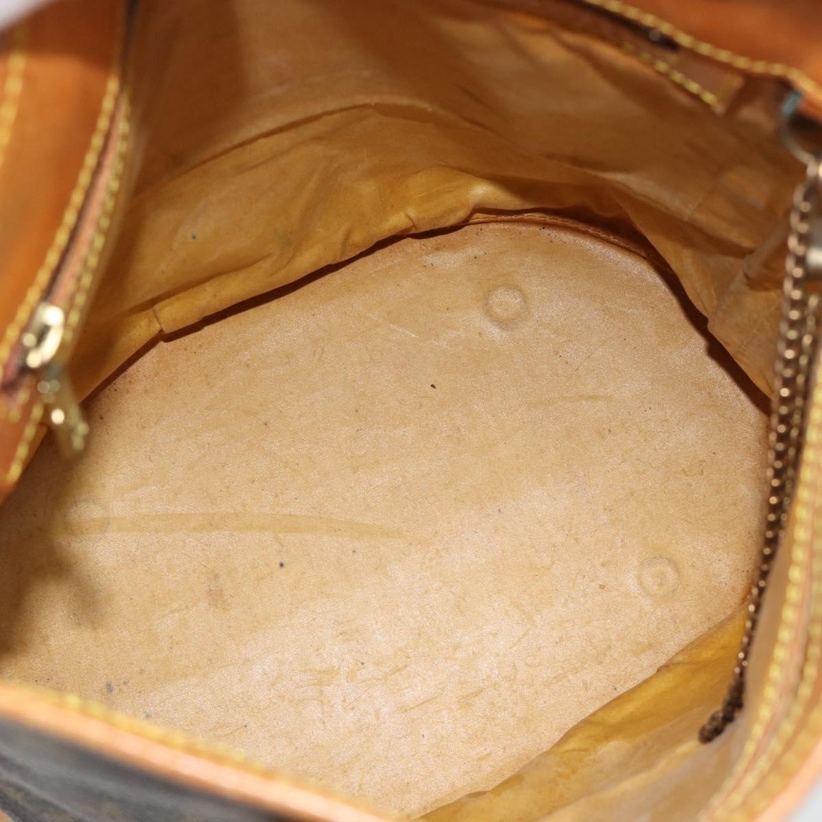 LOUIS VUITTON Monogram Bucket PM Shoulder Bag M42238 LV Auth bs35325