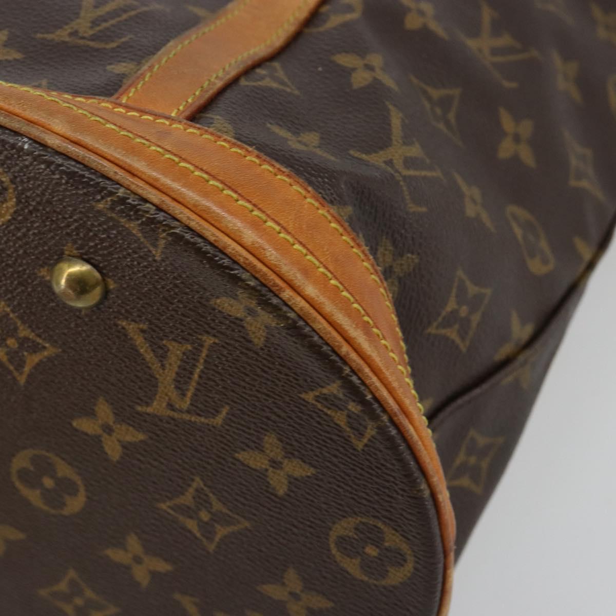 LOUIS VUITTON Monogram Bucket GM Shoulder Bag M42236 LV Auth bs35328