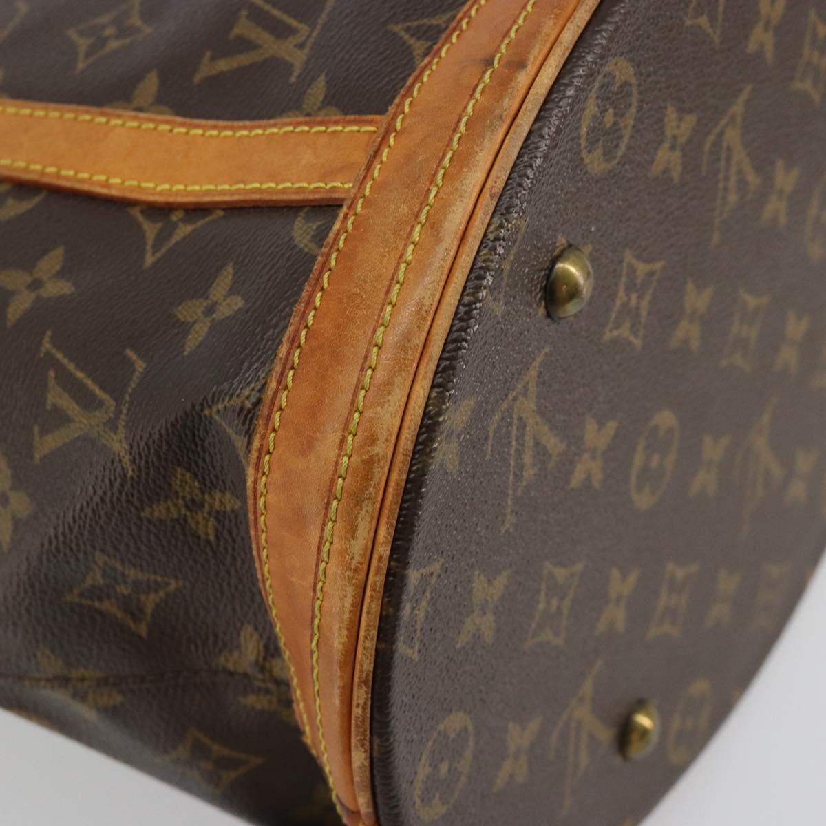 LOUIS VUITTON Monogram Bucket GM Shoulder Bag M42236 LV Auth bs35328