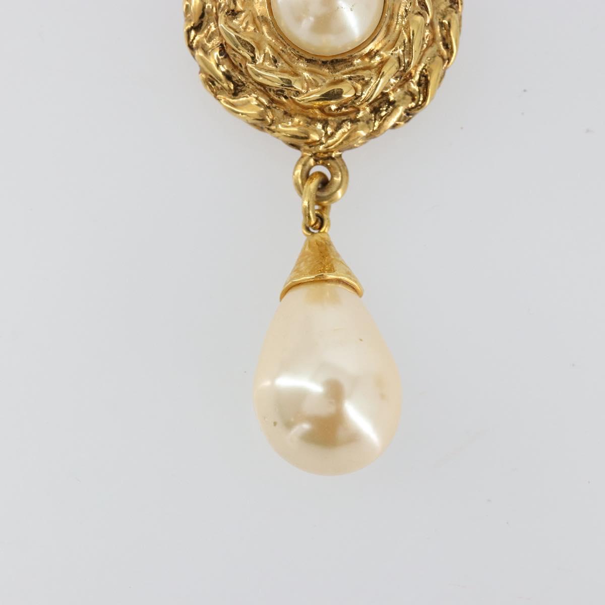 SAINT LAURENT Brooch metal Gold Auth bs35355A