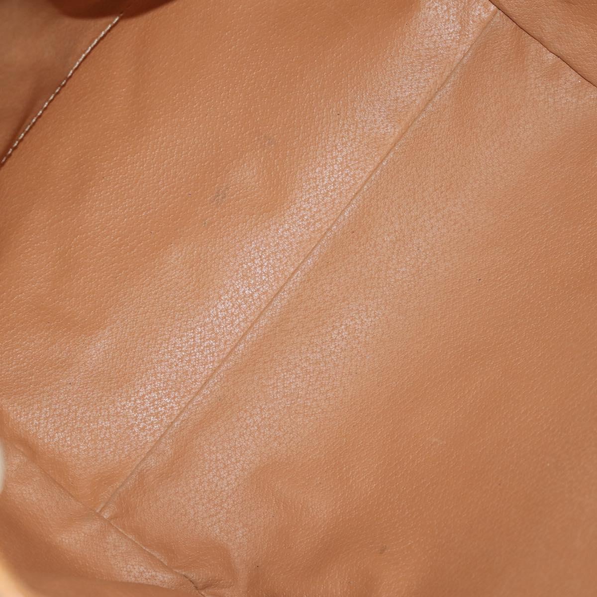 CELINE Macadam Canvas Shoulder Bag PVC Leather 2 Set Brown Auth bs35363