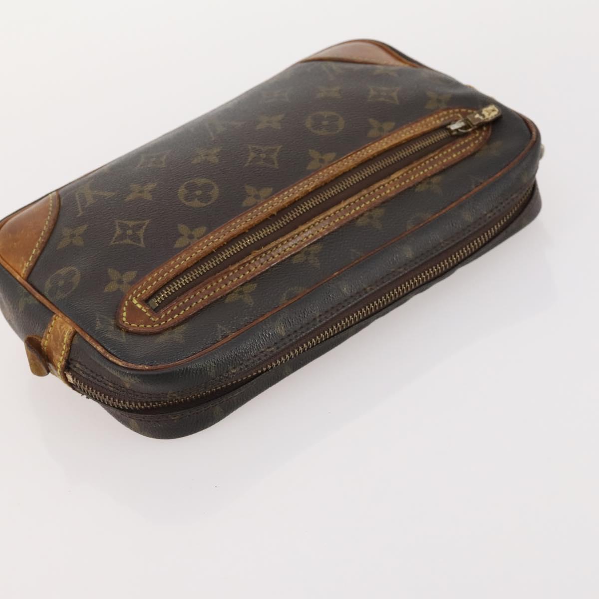 LOUIS VUITTON Monogram Taiga Clutch Bag 3 Set Epicea LV Auth bs35365