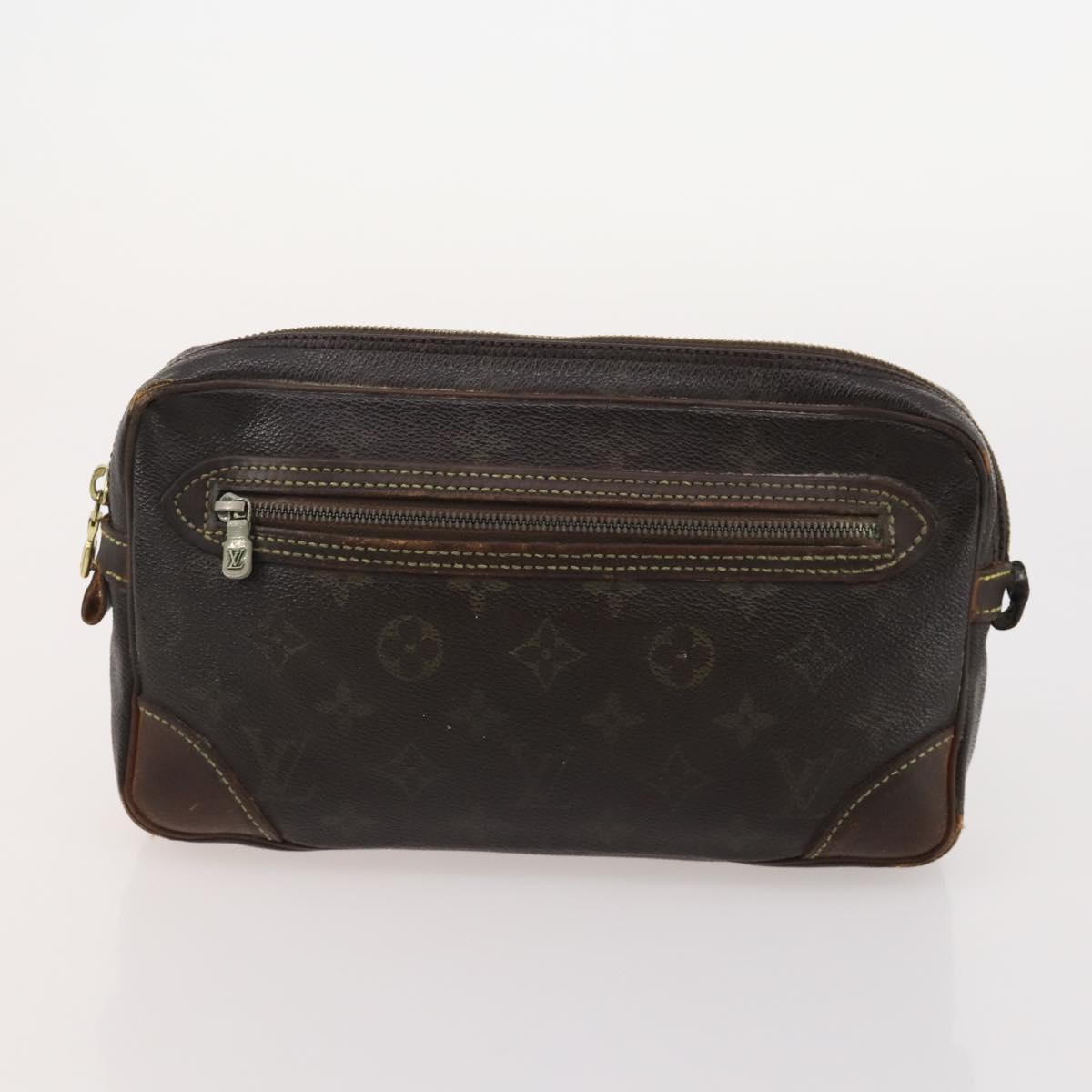 LOUIS VUITTON Monogram Taiga Clutch Bag 3 Set Epicea LV Auth bs35365