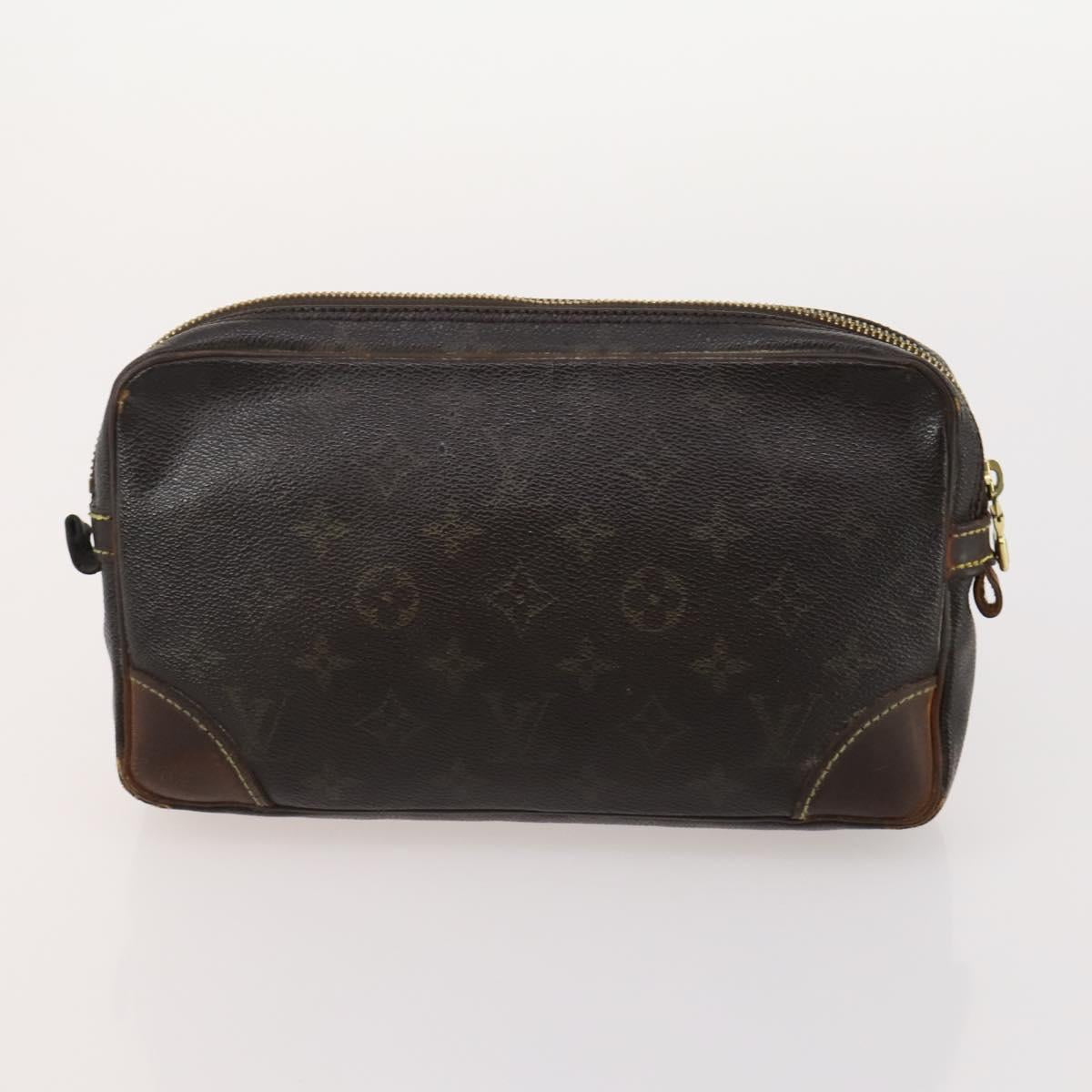 LOUIS VUITTON Monogram Taiga Clutch Bag 3 Set Epicea LV Auth bs35365
