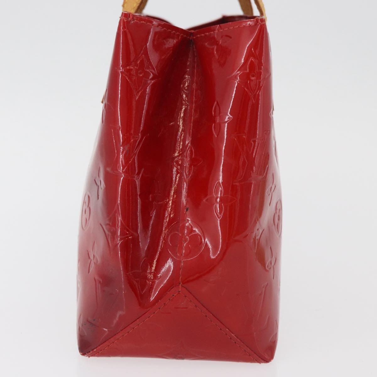 LOUIS VUITTON Monogram Vernis Reade PM Bag Pomme D'amour M91990 LV Auth bs35375