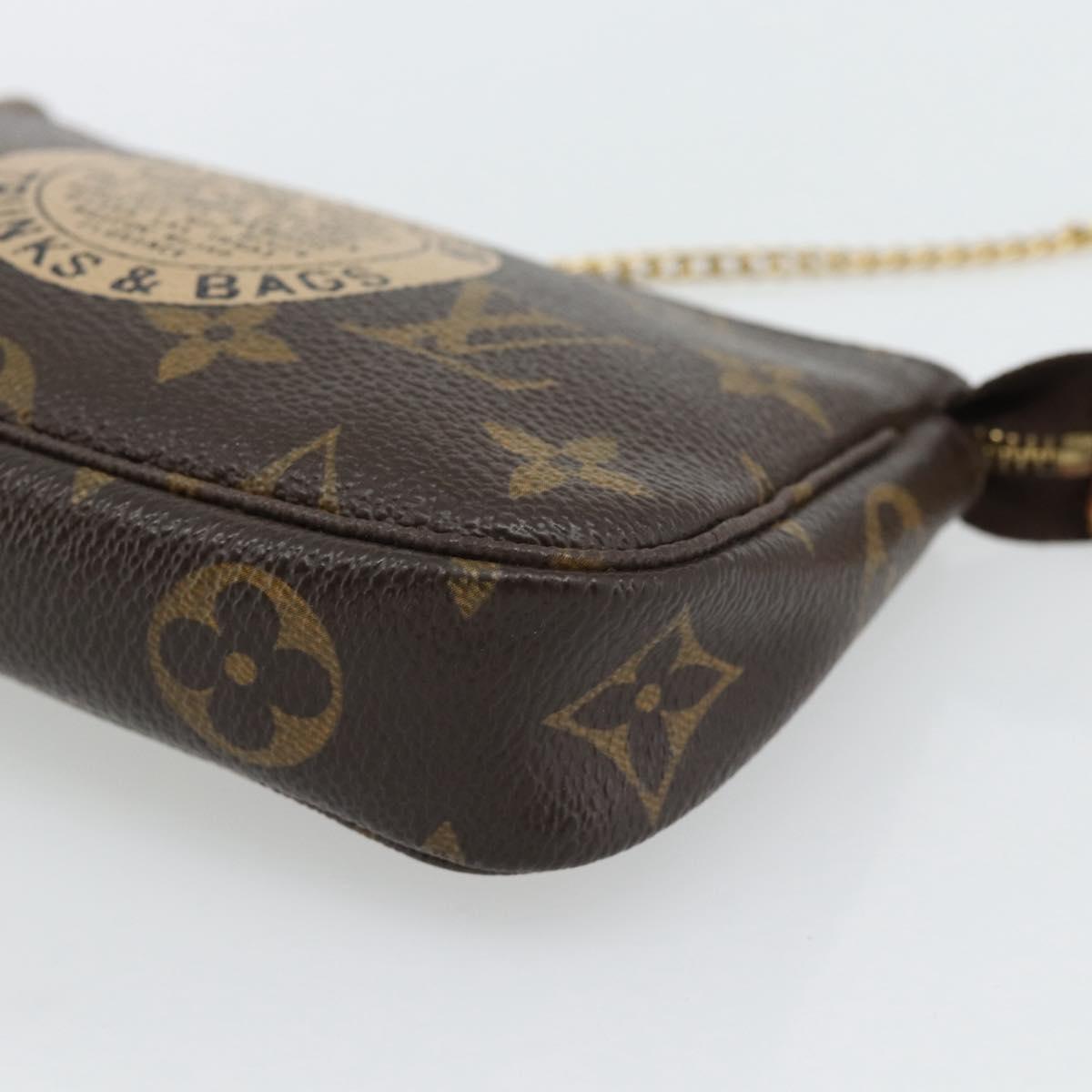 LOUIS VUITTON Monogram Mini Pochette Accessoires Pouch T&B M60153 Auth bs35377