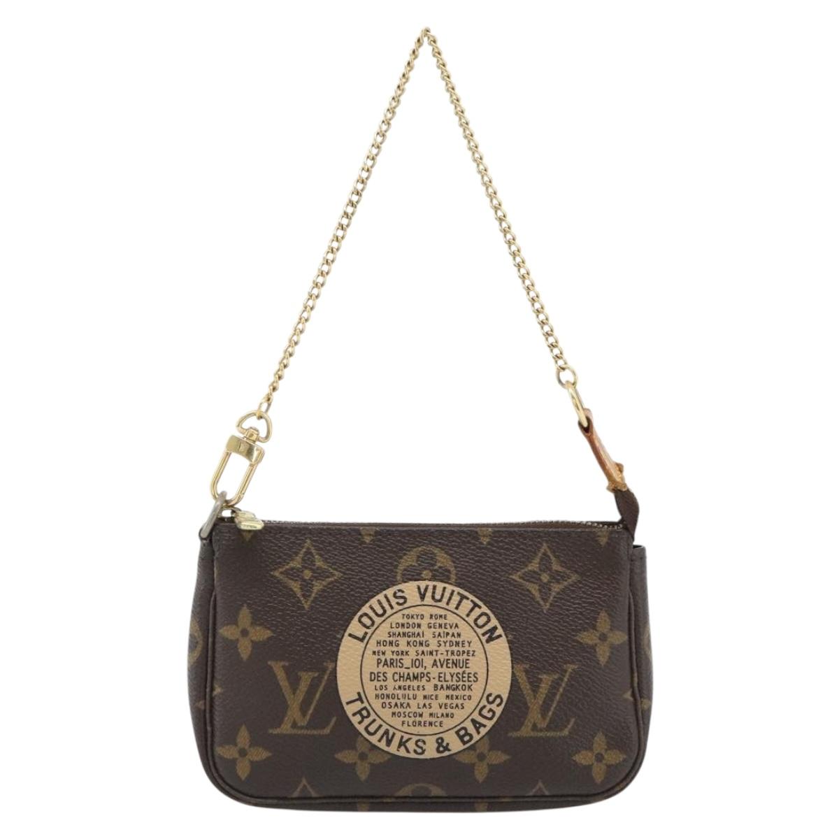 LOUIS VUITTON Monogram Mini Pochette Accessoires Pouch T&B M60153 Auth bs35377