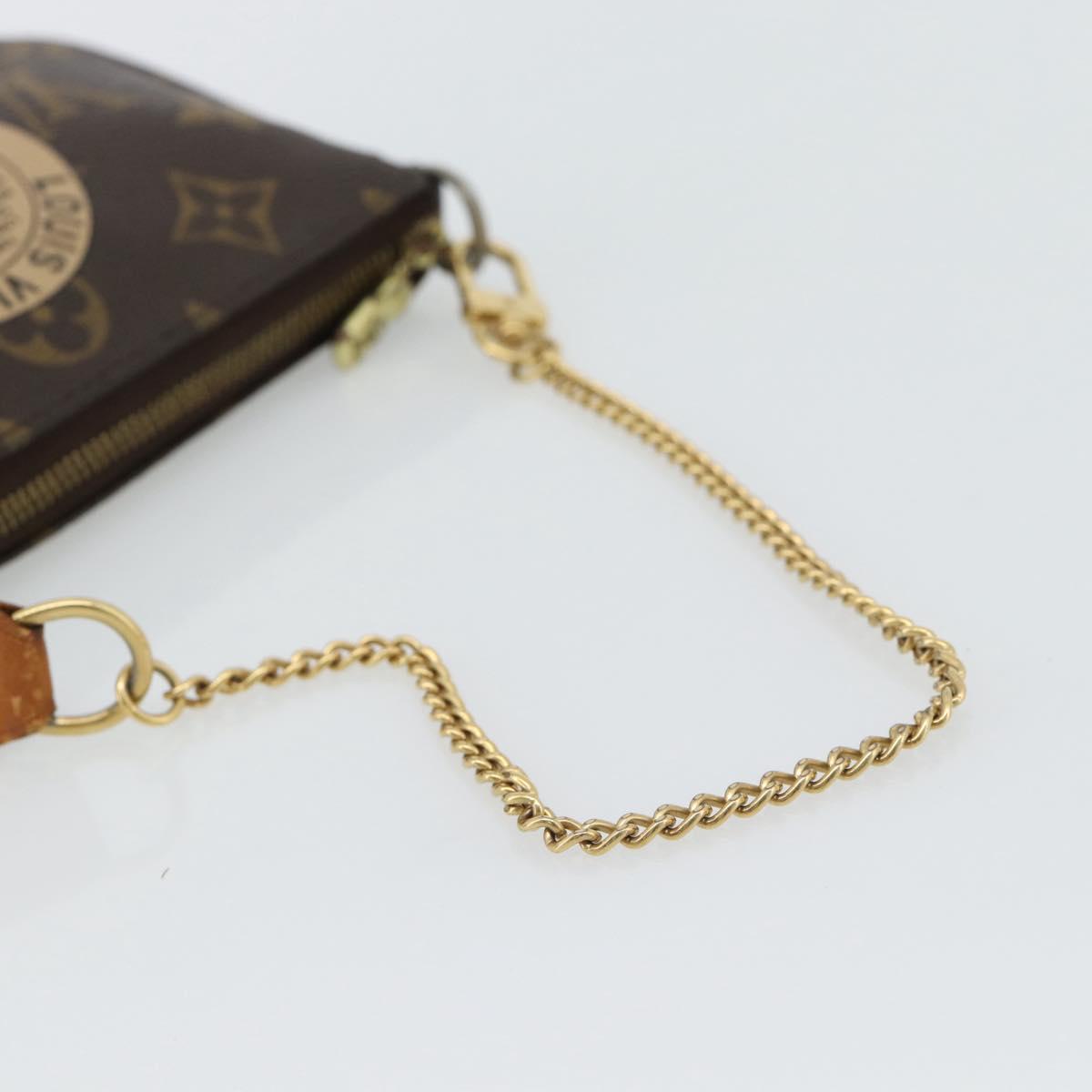 LOUIS VUITTON Monogram Mini Pochette Accessoires Pouch T&B M60153 Auth bs35377