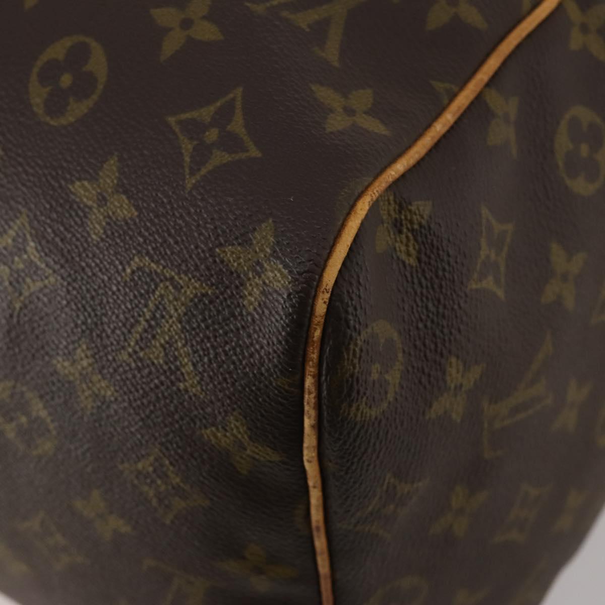 LOUIS VUITTON Monogram Sac Souple 45 Boston Bag M41624 LV Auth bs35386