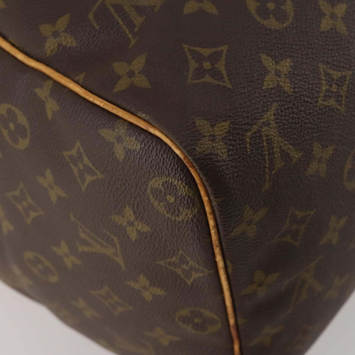 LOUIS VUITTON Monogram Sac Souple 45 Boston Bag M41624 LV Auth bs35386