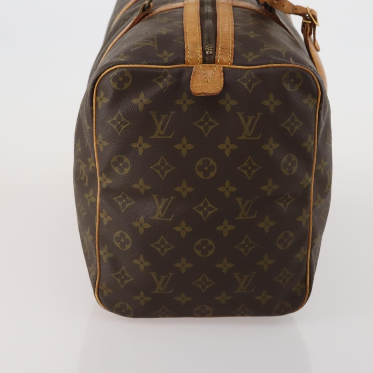LOUIS VUITTON Monogram Sac Souple 45 Boston Bag M41624 LV Auth bs35386