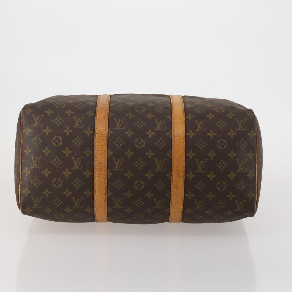 LOUIS VUITTON Monogram Sac Souple 45 Boston Bag M41624 LV Auth bs35386