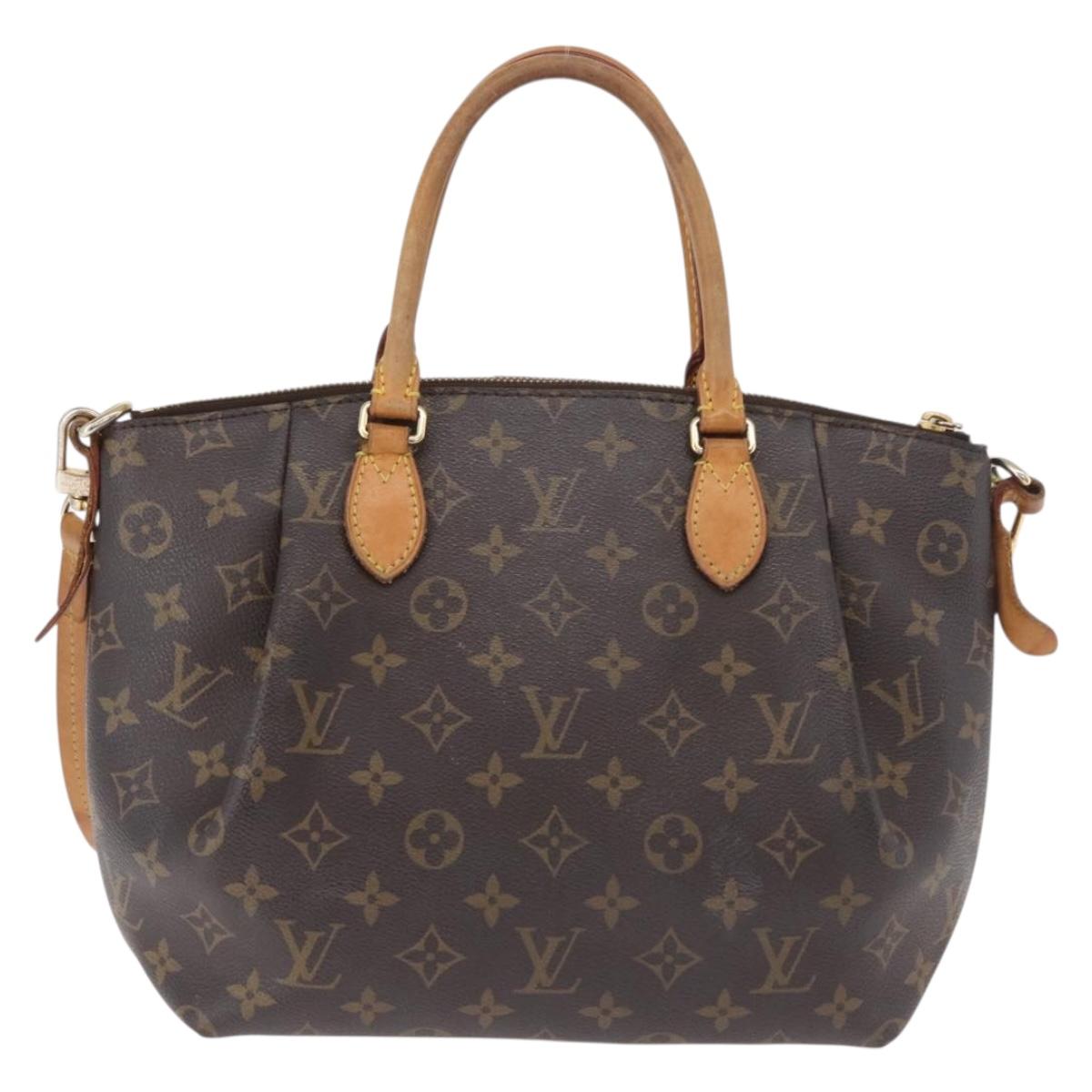 LOUIS VUITTON Monogram Turen PM Hand Bag 2way M48813 LV Auth bs35403