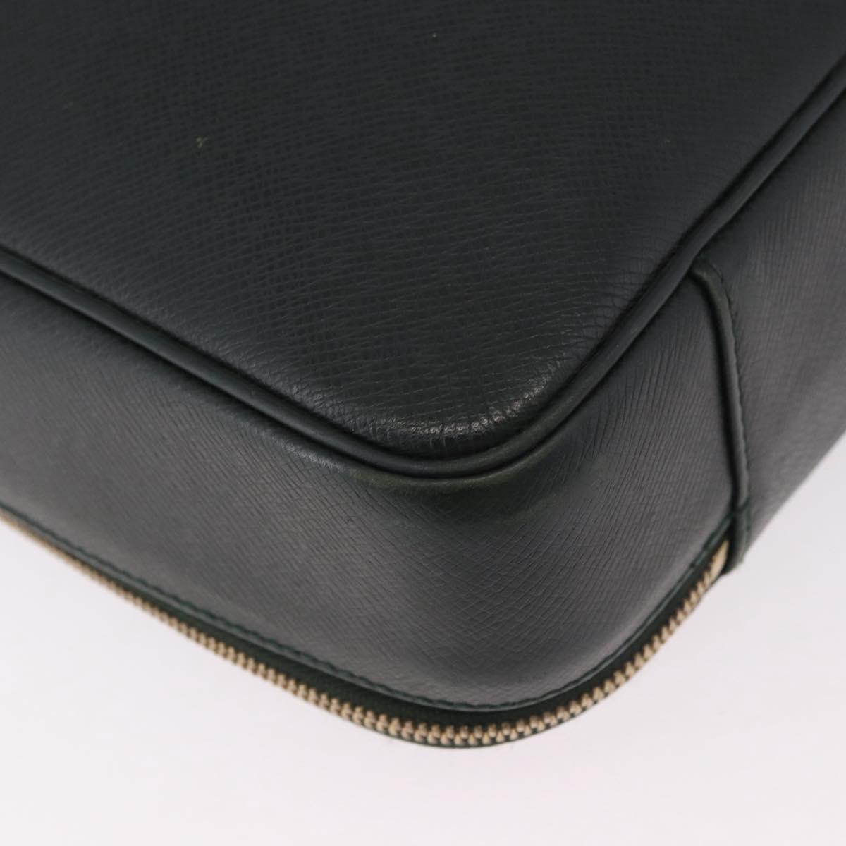 LOUIS VUITTON Taiga Porte Ordina Tour Odessa Bag Epicea M30834 LV Auth bs35414