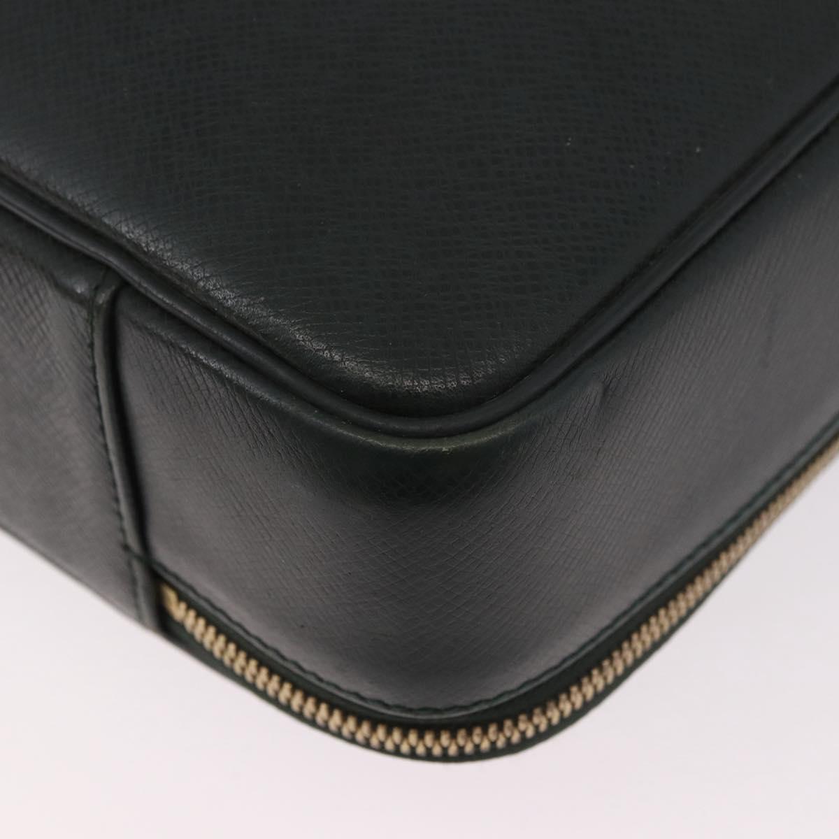 LOUIS VUITTON Taiga Porte Ordina Tour Odessa Bag Epicea M30834 LV Auth bs35414