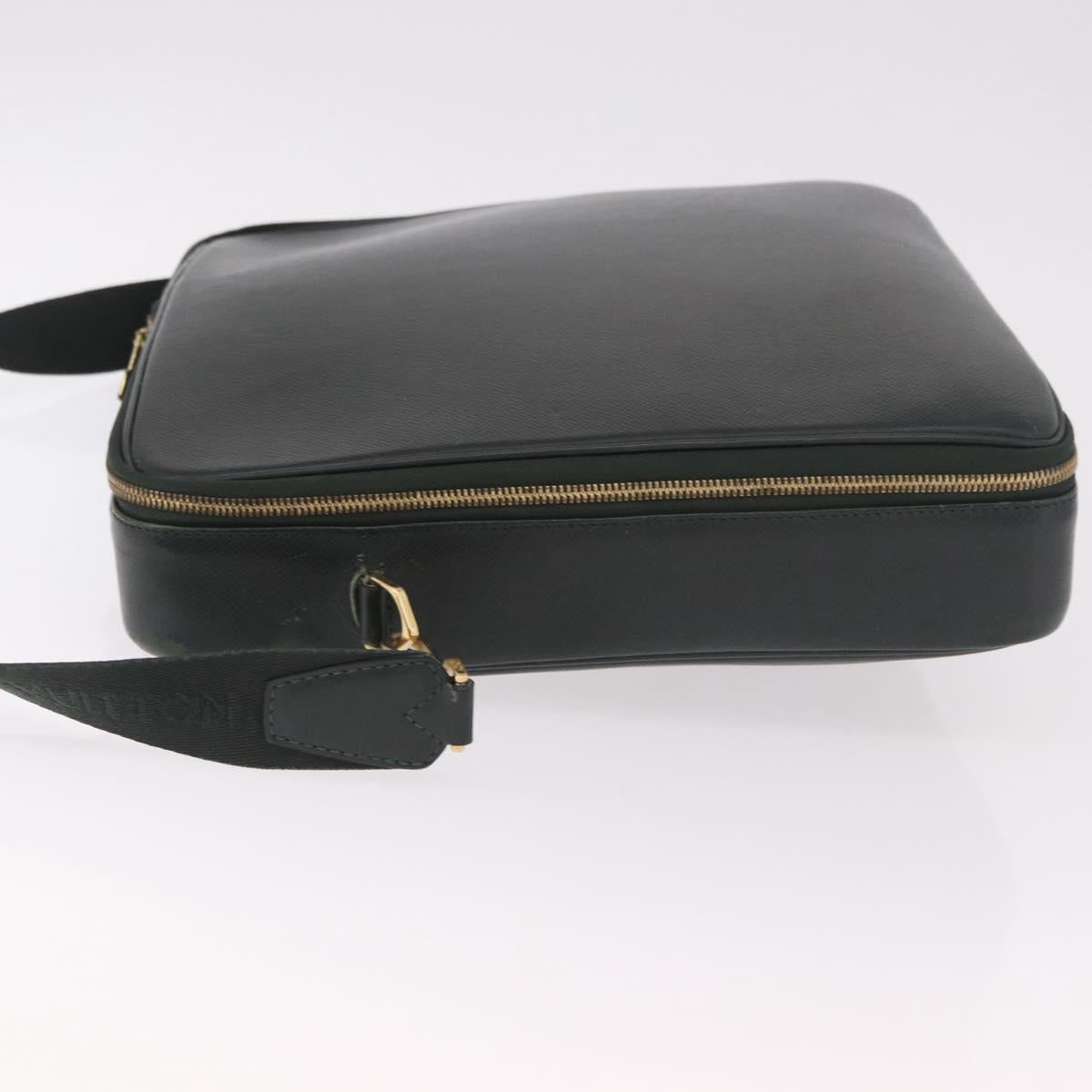 LOUIS VUITTON Taiga Porte Ordina Tour Odessa Bag Epicea M30834 LV Auth bs35414