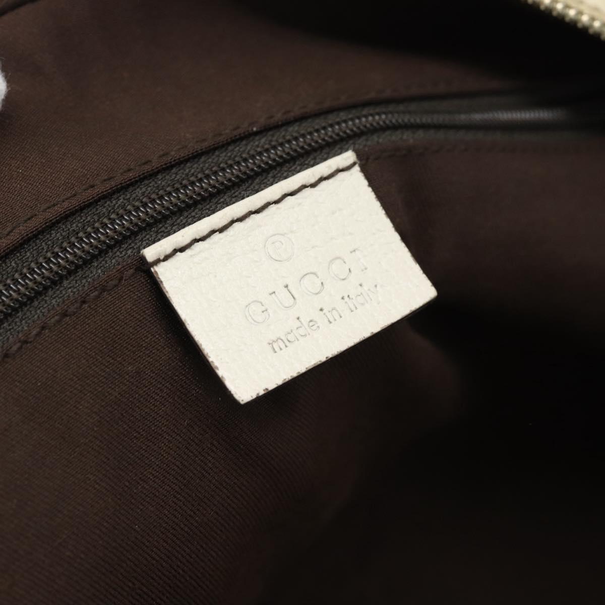 GUCCI GG Canvas princi Hand Bag Beige Gold 161720 Auth bs35443
