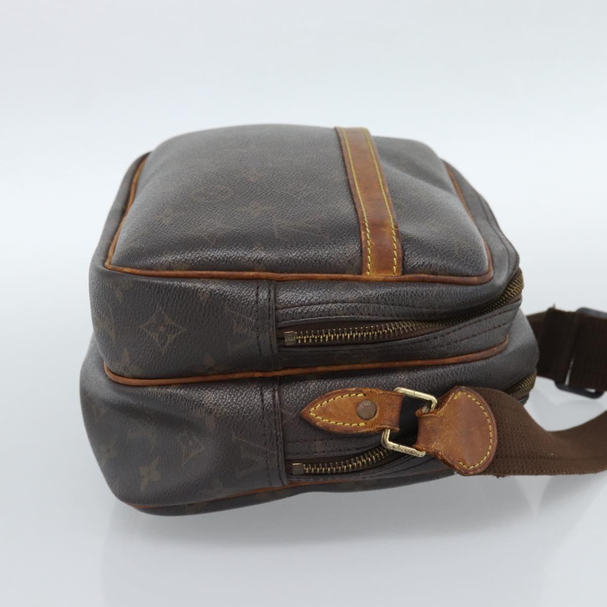LOUIS VUITTON Monogram Reporter PM Shoulder Bag M45254 LV Auth bs35458