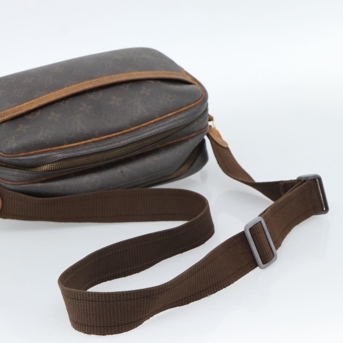 LOUIS VUITTON Monogram Reporter PM Shoulder Bag M45254 LV Auth bs35458