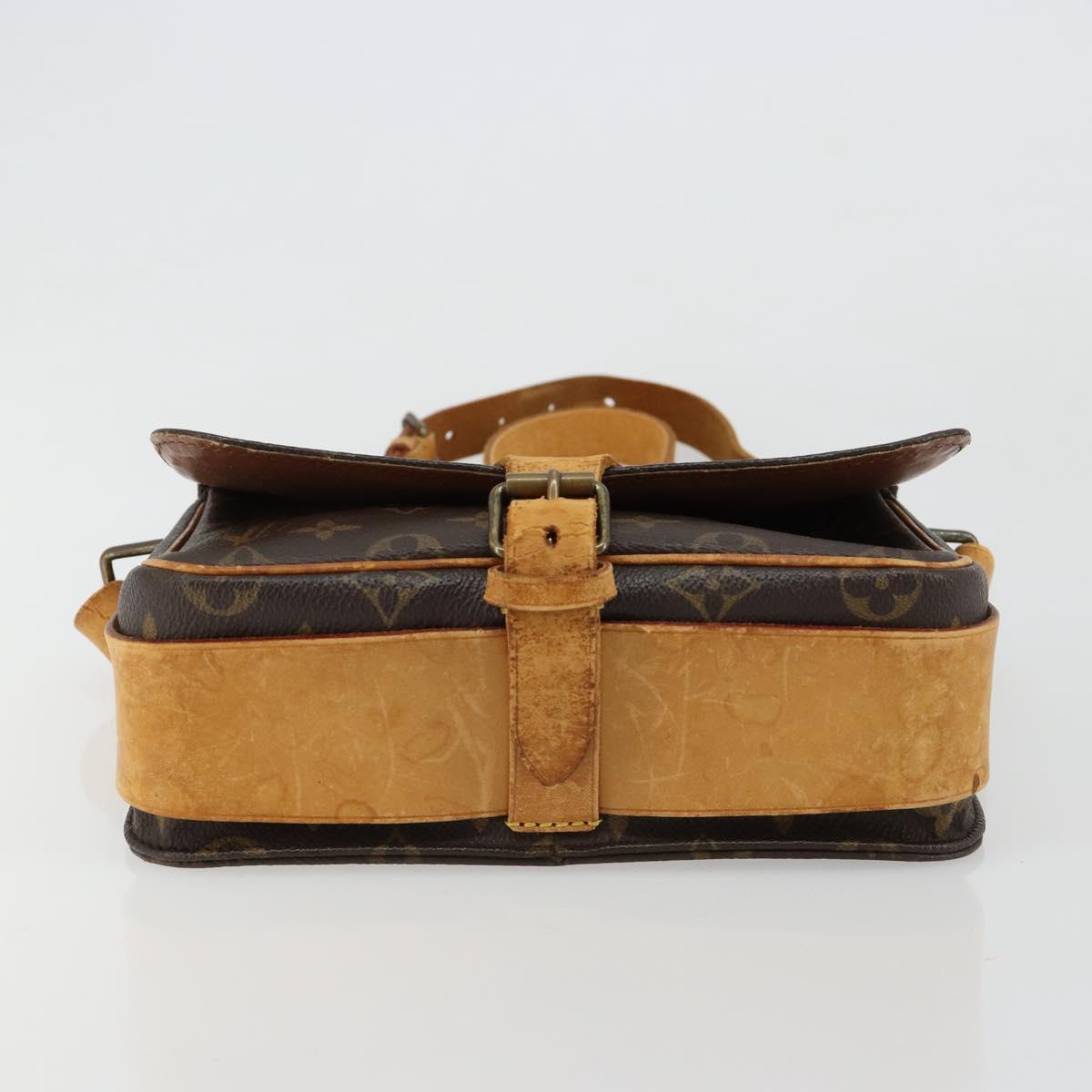 LOUIS VUITTON Monogram Cartouchiere MM Shoulder Bag M51253 LV Auth bs35459