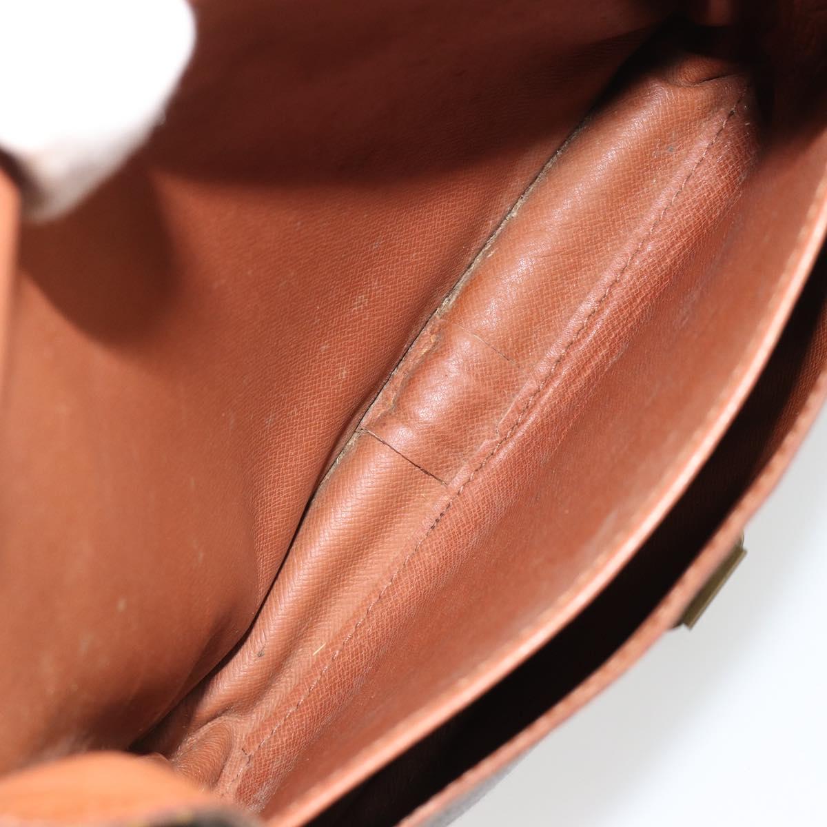 LOUIS VUITTON Monogram Cartouchiere MM Shoulder Bag M51253 LV Auth bs35460