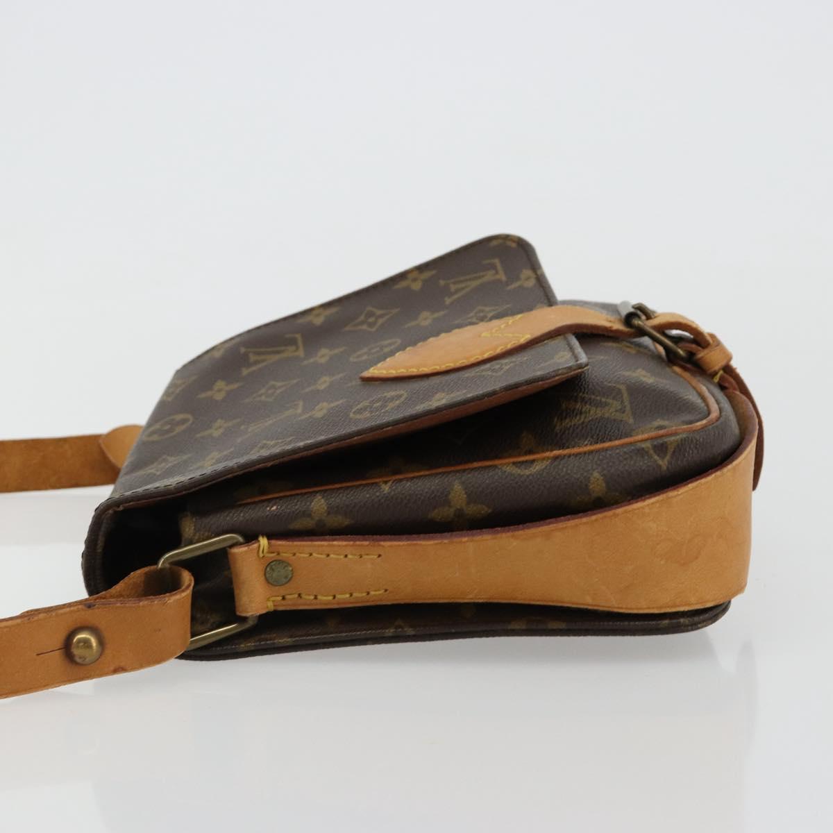 LOUIS VUITTON Monogram Cartouchiere MM Shoulder Bag M51253 LV Auth bs35460