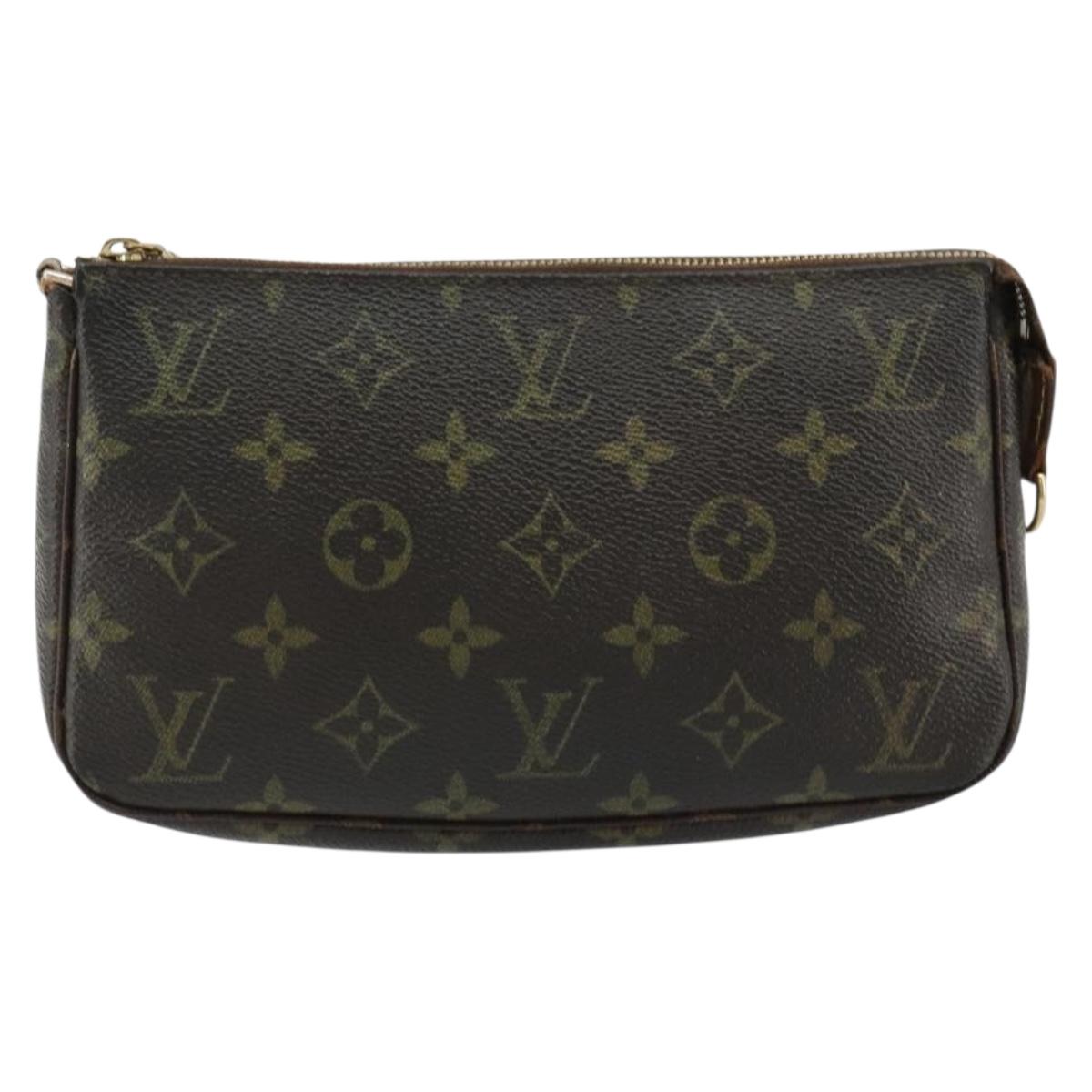 LOUIS VUITTON Monogram Pochette Accessoires Pouch M51980 LV Auth bs35461