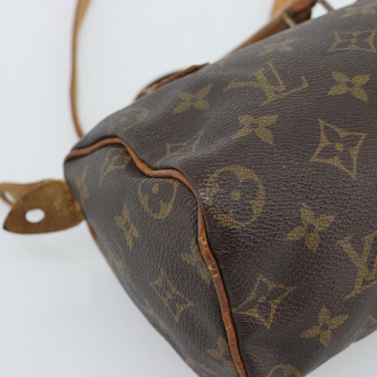LOUIS VUITTON Monogram Mini Speedy Bandouliere Japon 88 Bag M99014 Auth bs35472