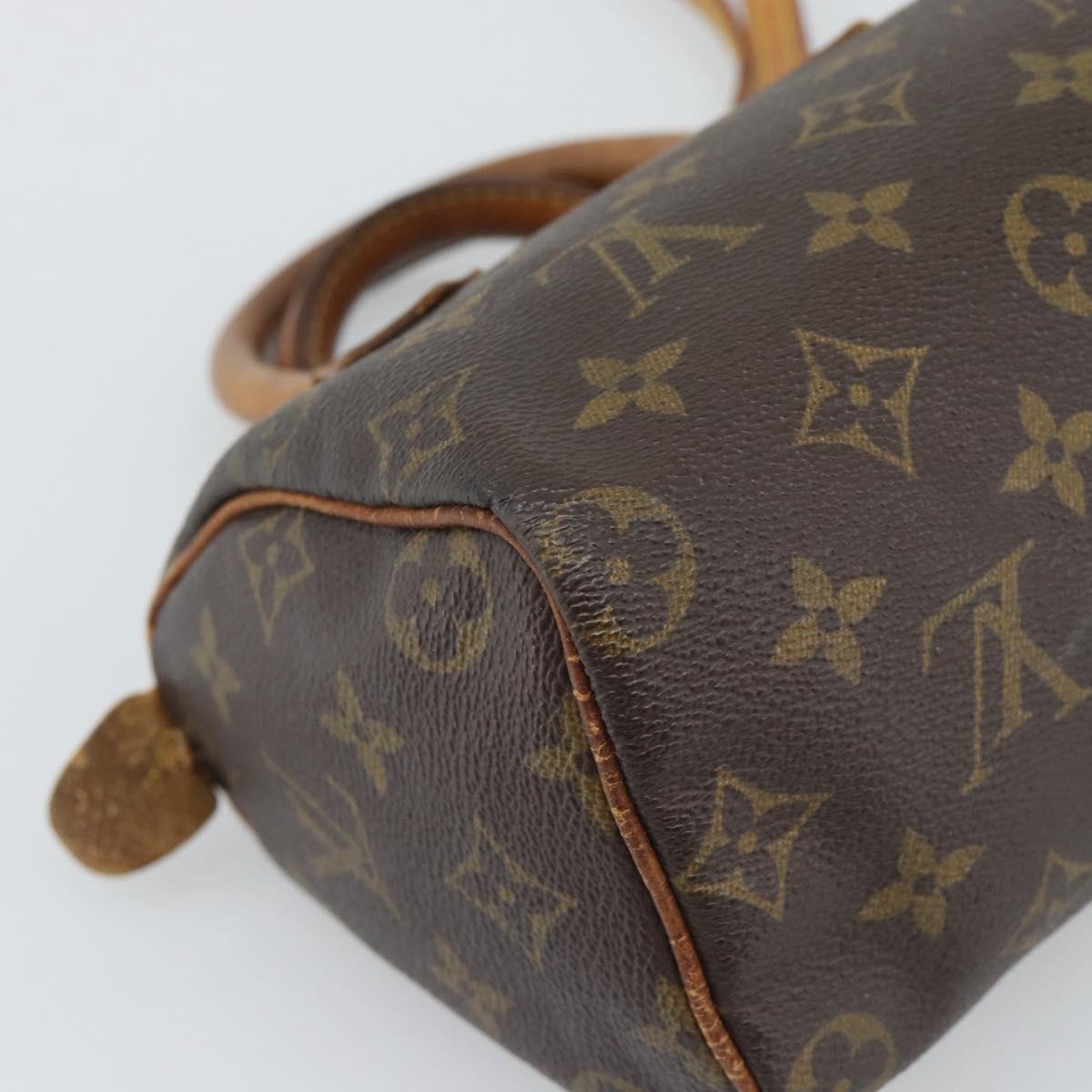 LOUIS VUITTON Monogram Mini Speedy Bandouliere Japon 88 Bag M99014 Auth bs35472