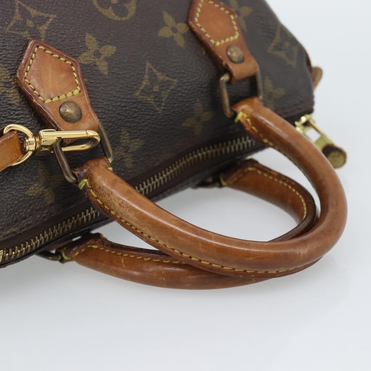 LOUIS VUITTON Monogram Mini Speedy Bandouliere Japon 88 Bag M99014 Auth bs35472
