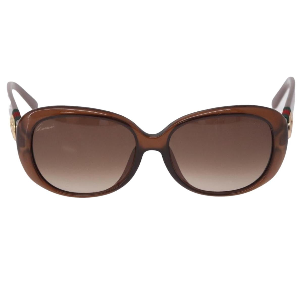 GUCCI Sunglasses plastic Black Auth bs35477