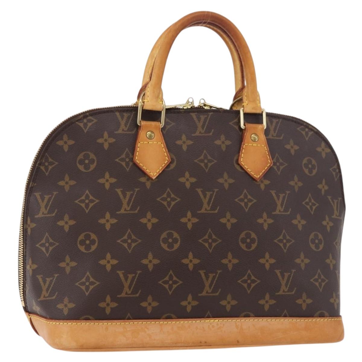 LOUIS VUITTON Monogram Alma Hand Bag M51130 LV Auth bs35485