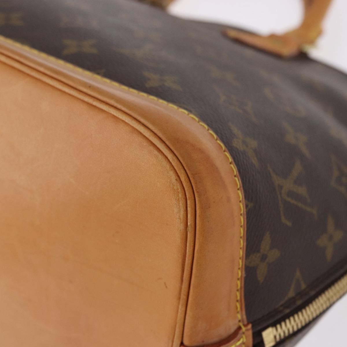 LOUIS VUITTON Monogram Alma Hand Bag M51130 LV Auth bs35485