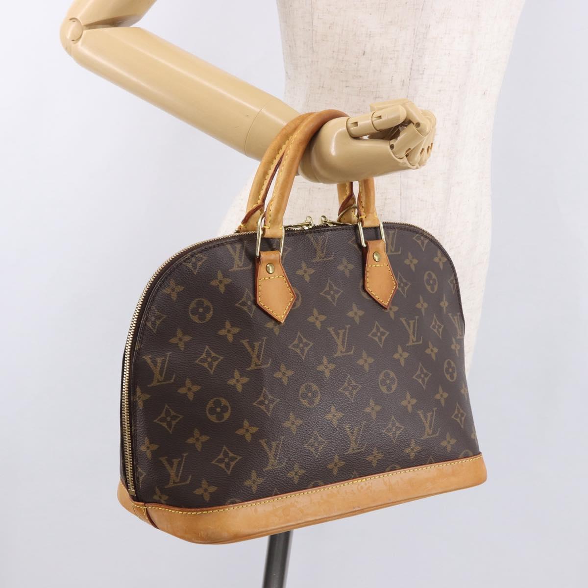 LOUIS VUITTON Monogram Alma Hand Bag M51130 LV Auth bs35485