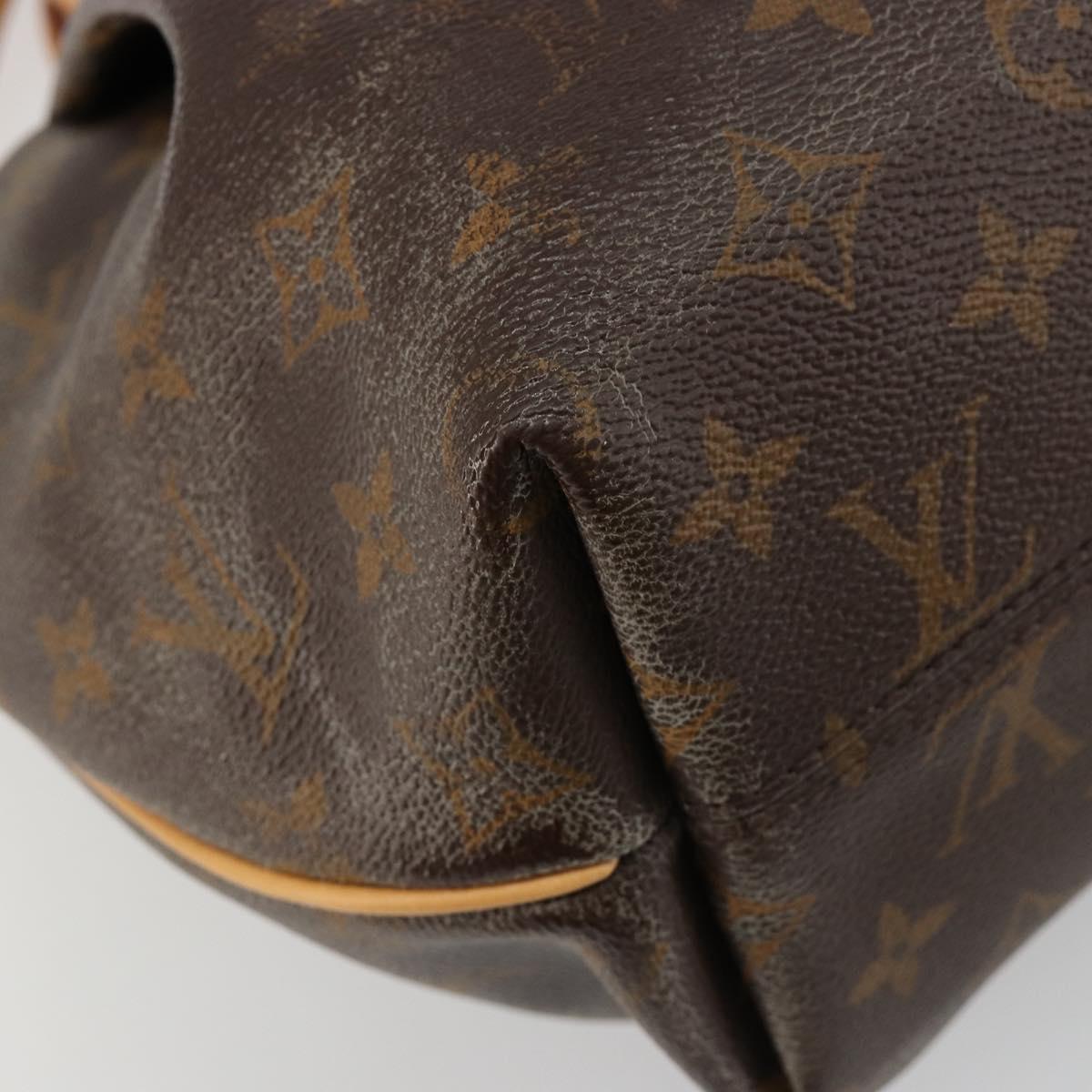 LOUIS VUITTON Monogram Turen PM Hand Bag 2way M48813 LV Auth bs35486