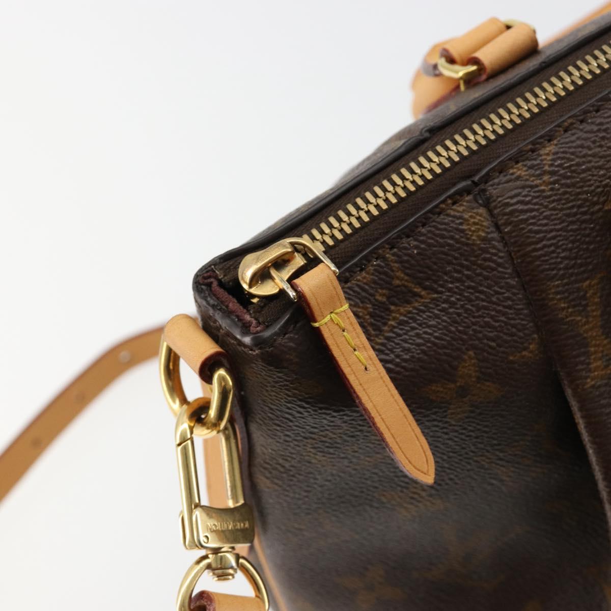 LOUIS VUITTON Monogram Turen PM Hand Bag 2way M48813 LV Auth bs35486