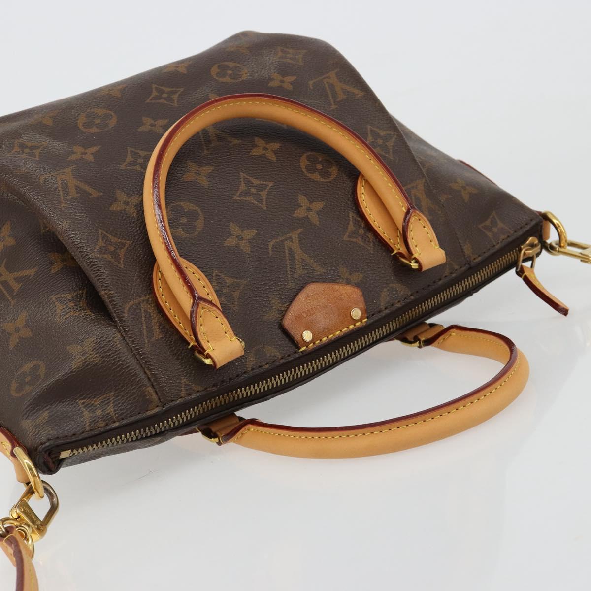 LOUIS VUITTON Monogram Turen PM Hand Bag 2way M48813 LV Auth bs35486