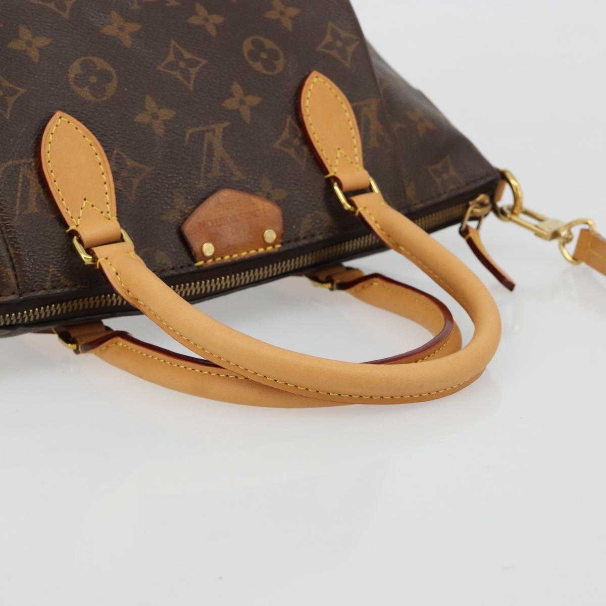 LOUIS VUITTON Monogram Turen PM Hand Bag 2way M48813 LV Auth bs35486